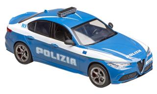 RE.EL Toys RC auto Alfa Romeo Giulia Quadrifoglio Policie 1:14 (RE.EL Toys Alfa Romeo Giulia Quadrifoglio Policie, licence 1:14, LED.&lt;BR&gt;)