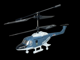 RE.EL Toys RC vrtulník policejní 3 kanály, gyroskop RTF sada (RE.EL Toys RC vrtulník policejní 3 kanály, gyroskop RTF sada, LED osvětlení)
