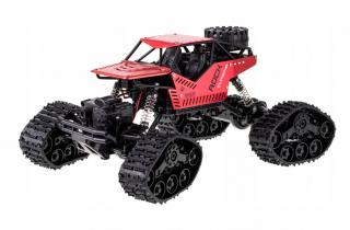 s-Idee RC auto Strong Climbing Car METAL s koly i pásy 1:16 červená (Strong Climbing Car METAL 4WD, 1:16,&amp;nbsp;2.4 GHz,&amp;nbsp;kola a&amp;nbsp;pásy, RTR,&amp;nbsp; kovová odolná karoserie, červený)