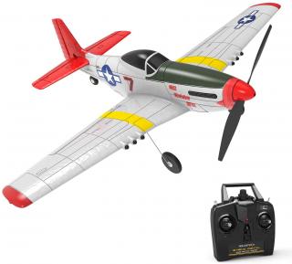 S-idee RC letadlo Volantex Mustang P51 RC Gilder, 6-osý gyroskop, RTF (Model letadla S-idee Volantex RC Mustang P51 se 6-osým gyroskopem, 2.4 GHz je skvělou volbou pro začátečníky, lehký EPP materíál,&amp;nbsp;vynikající letové vlastnosti, RTF&lt;BR&gt;)