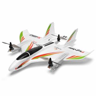 s-Idee RC letadlo X450 Aviator 3D parallel Aerobatic VTOL (3D parallel Aerobatic X450 Aviator 2,4 Ghz s vertikálním startem, brushless motory, materiál EPO, 2 speciální režimy letu, gyroskop, barometr)