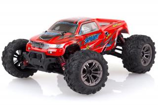 s-Idee RC monster truck SPIRIT 1:16 červená (SPIRIT&amp;nbsp;Monster Truck&amp;nbsp;4WD, 1:16,&amp;nbsp;2,4 GHz, proporcionální ovládání, kuličkové ložiska,&amp;nbsp;voděodolný IPx4, rychlost až 36 km/h, RTR)