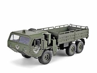 S-Idee RC vojenský truck 1:16 zelený (&lt;P&gt;Vojenský truck 6WD, meřítko&amp;nbsp;1:16, RTR, LED osvětlení, rychlost 15 km/h, barva zelená.&lt;/P&gt;)