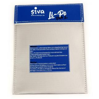 Safe Bag Siva Li-Pol vel. L, 180x230 mm (&lt;P&gt;Bezpečnostní obal na Li-Pol, Li-On a Li-Fe akumulátory.&amp;nbsp;Velikost L - 180 x 230 mm&lt;/P&gt;)