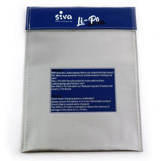 Safe Bag Siva Li-Pol vel. XXL, 300x230 mm (&lt;P&gt;Bezpečnostní obal na Li-Pol, Li-On a Li-Fe akumulátory.&amp;nbsp;Velikost XXL -&amp;nbsp;300 x 230 mm&lt;/P&gt;)