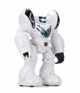 Silverlit Robot Blast LED bílý (&lt;P&gt;Robot&amp;nbsp;Blast na dálkové ovládání, střílí náboje, velikost 30 cm,&amp;nbsp; zvukové a světelné LED efekty (obličej), barva bílá.&lt;/P&gt;)