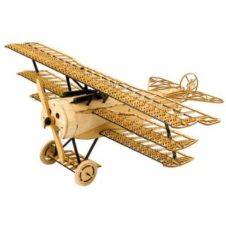 SIVA 3D puzzle Fokker DR1 1:18 laser cut stavebnice 400 mm (&lt;P&gt;SIVA 3D puzzle Fokker&amp;nbsp;DR1 1:18 400 mm špičková laser cut stavebnice vhodná jako dárek pro letecké fandy, dárkové balení.&lt;/P&gt;)