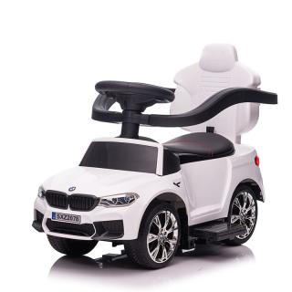 Siva dětské vozítko BMW M5 Slide Car 4v1 bílá (&lt;P&gt;BMW M5&amp;nbsp;- Slide Car 4v1 bílá&amp;nbsp;s mp3 přehrávačem a osvětlením.&amp;nbsp;&lt;/P&gt;)
