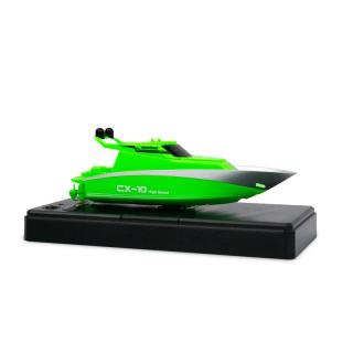 Siva Mini Racing Yacht 2.4 GHz, zelená (Mini závodní jachta na dálkové ovládání.)