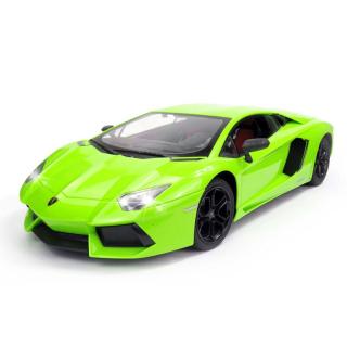 Siva RC auto Lamborghini Aventador LP 700-4 1:14 zelená (Lamborghini Aventador LP 700-4, licencovaný model 1:14, LED přední osvětlení, gumové pneumatiky,&amp;nbsp;100% RTR, v zelené barvě&lt;BR&gt;)