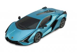 Siva RC auto Lamborghini Sian 1:24 modrá metalíza ,100% RTR, LED světla (&lt;P&gt;Lamborghini Sian 1:24&amp;nbsp;modrá&amp;nbsp;metalíza&amp;nbsp;100% RTR se všemi bateriemi,&amp;nbsp;LED světla vpředu.&lt;/P&gt;)