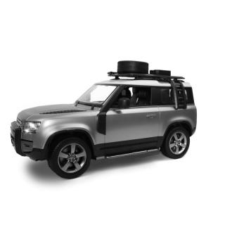 Siva RC auto Land Rover Defender 90 1:12 stříbrná metalíza 100% RTR (Licencovaný Land Roveru Defender 90, 1:12,&amp;nbsp;4WD, LED světla,&amp;nbsp;2,4 GHz,&amp;nbsp;kvalitní robustní zpracování,&amp;nbsp;100% RTR, stříbrná metalíza)