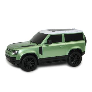 Siva RC auto Land Rover Defender 90 1:24 světle zelená metalíza (Licencovaný Land Roveru Defender 90, 1:24, LED světla,&amp;nbsp;2,4 GHz,&amp;nbsp;100% RTR, světle zelená metalíza)