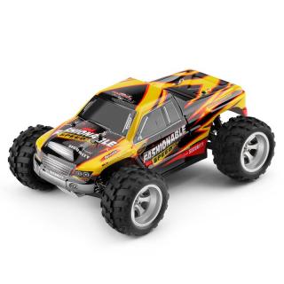 Siva RC auto Monster Truck Fire Flamer 1:18 RTR sada 4WD 2,4Ghz (&lt;P&gt;Flamer Monster Truck Fire 4WD, 1:18, 2,4 GHz, rychlost až 50 km/h&lt;/P&gt;)