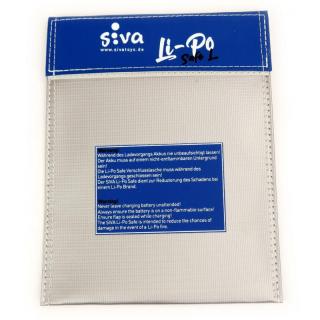 Siva Safe Bag Siva Li-Pol vel. L (&lt;P&gt;Bezpečnostní obal na Li-Pol, Li-On a Li-Fe akumulátory.&amp;nbsp;Velikost L - 180 x 230 mm&lt;/P&gt;)