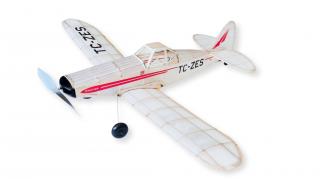 Siva stavebnice Piper Pawnee PA-25 s pohonem na gumový svazek (&lt;p&gt;PIPER PAWNEE - kvalitní LASER CUT stavebnice modelu na pohon gumovým svazkem v EU. Cena: 649,- Kč&lt;/p&gt;)