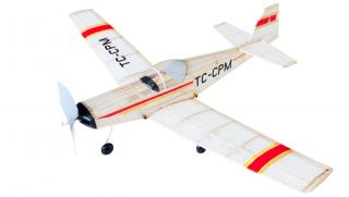 Siva stavebnice Slingsby T-67 s pohonem na gumový svazek (&lt;p&gt;SLINGSBY T-67 - kvalitní LASER CUT stavebnice modelu na pohon gumovým svazkem v EU. Cena: 649,- Kč&lt;/p&gt;)