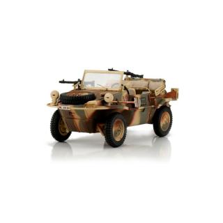 Torro RC vojenský obojživelník VW Schwimmwagen TYP 166 1:16 (VW Schwimmwagen TYP 166 4WD, 1:16, 2.4 GHz, plně proporcionální obojživelník, jezdí i plave, detailní maketové zpracování, 100% RTR)