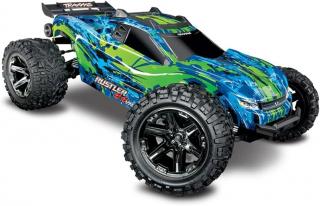 Traxxas Rustler 4x4 VXL 1:10 zelený (&lt;P&gt;Populární Traxxas Rustler VXL Brushless, 4WD, měřítko 1:10,&amp;nbsp;elektronická stabilizace řízení TSM, olejové tlumiče, digitální servo, bezsponková karoserie,&amp;nbsp;motor střídavý Velineon 3500kV, rychl