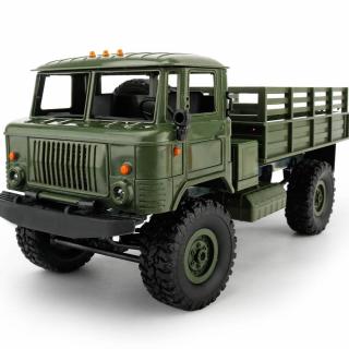 Vojenský truck 1:16 zelený (&lt;p&gt;Skvěle propracovaný vojensky TRUCK ve stylu GAZ, v RTF sadě, Proporcionální jízda, LED osvětlení, 4x4&lt;/p&gt;)