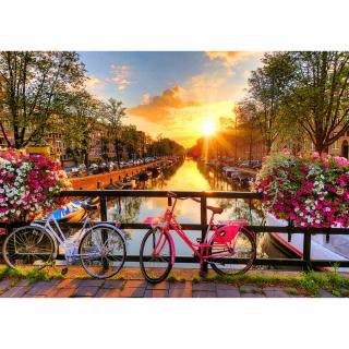 Wooden City dřevěné puzzle - Bicycles of Amsterdam XL (&lt;P&gt;&lt;STRONG&gt;Dřevěné puzzle&amp;nbsp;-&amp;nbsp;Bicycles of Amsterdam&amp;nbsp;&amp;nbsp;-&amp;nbsp;1010 kusů -&amp;nbsp;100 různých tvarů, velikost&amp;nbsp;XL.&lt;/STRONG&gt;&lt;/P&gt;
&lt
