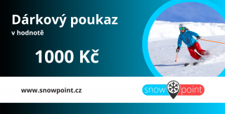 Dárkový poukaz na 1 000 Kč