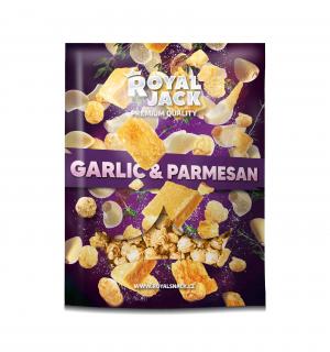 Royal Jack - Garlic&Parmesan (popcorn s příchutí parmezánu a česneku)