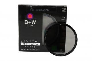 62mm B+W CPL KSM Digitální XS-PRO MRC Nano Haze filtr CIR-PL Polarizátor