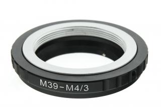 Adaptér / redukce M39 na M4/3