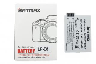 Baterie Canon LP-E8  1800mAh Batmax