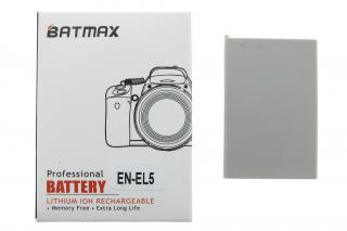 Batmax EN-EL5 baterie 3.7V 1200mAh pro Nikon