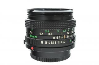 Bazarový objektiv Canon FD 50mm f/1.8 – kompaktní pevné sklo pro kreativní focení