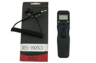 Časovací spoušť RS-80N3 s displejem pro Canon