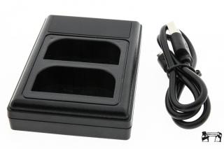 Duální USB Nabíječka baterií EN-EL9 pro Nikon fotoaparáty