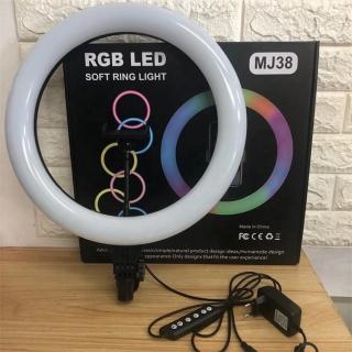 LED RGB stmívatelné kruhové světlo 38cm