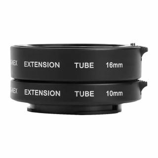 Mezikroužky 10mm/16mm pro Sony E Macro automatické