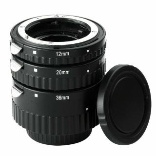 Mezikroužky Meike 12mm/20mm/36mm pro Canon Macro automatické