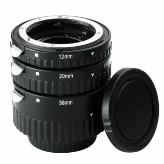 Mezikroužky Meike 12mm/20mm/36mm pro Nikon Macro automatické