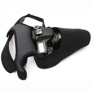 Neoprenové pouzdro, Fotoaparát, Ochrana, Praktické, Odolné, Bezpečnost, Neopren, Pouzdro, Zrcadlovka, Bez zrcadla