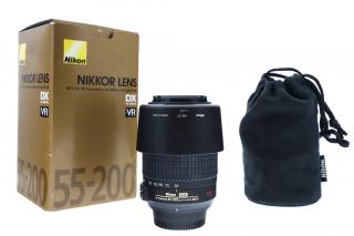 Nikon AF-S DX NIKKOR 55-200mm f/4-5.6G ED VR – bazarový objektiv