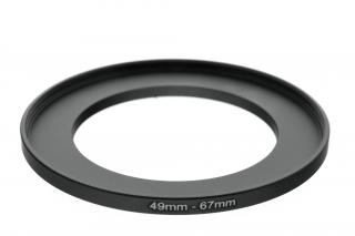 Redukční kroužek UP 49mm na 67mm – Umožňuje použití filtrů s odlišným závitem