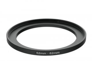 Redukční kroužek UP 52mm na 62mm – Umožňuje použití filtrů s odlišným závitem