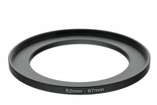 Redukční kroužek UP 52mm na 67mm – Umožňuje použití filtrů s odlišným závitem