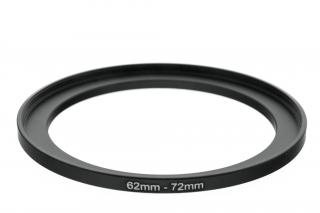 Redukční kroužek UP 62mm na 72mm – Umožňuje použití filtrů s odlišným závitem