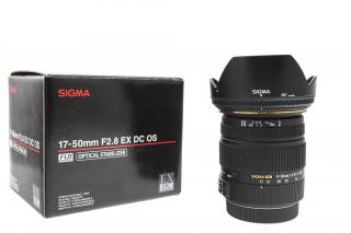Sigma 17-50mm f/2.8 EX DC OS HSM pro Canon EF – bazarový světelný zoom