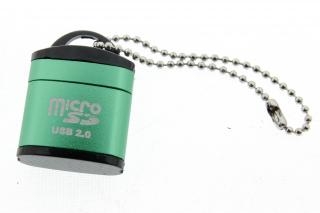 Vysokorychlostní Čtečka paměťových karet Micro SD zelená
