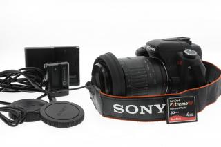 Zrcadlovka Sony a200 + 28-200mm