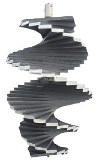 Dřevěná větrná spirála 50cm