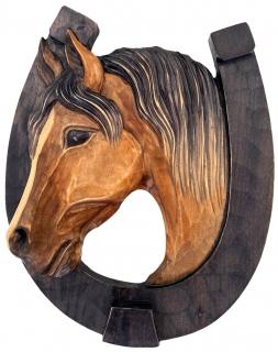 Hlava koně - podkova (střední) 28x23cm