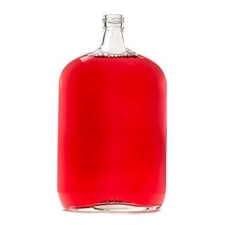 Skleněná láhev náprsní TASCHENFLASCHE 1000  ml se zátkou